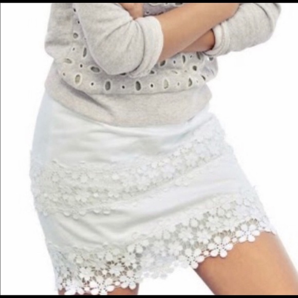 J CREW LACE SKIRT NWT - Picture 1 of 8